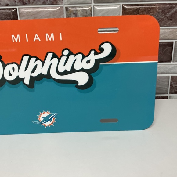 Miami Dolphins License Plate - Picture 4 of 5